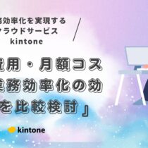 【最新版】kintone（キントーン）の料金プラン徹底解説｜導入費用・月額コストと業務効率化の効果を比較検討