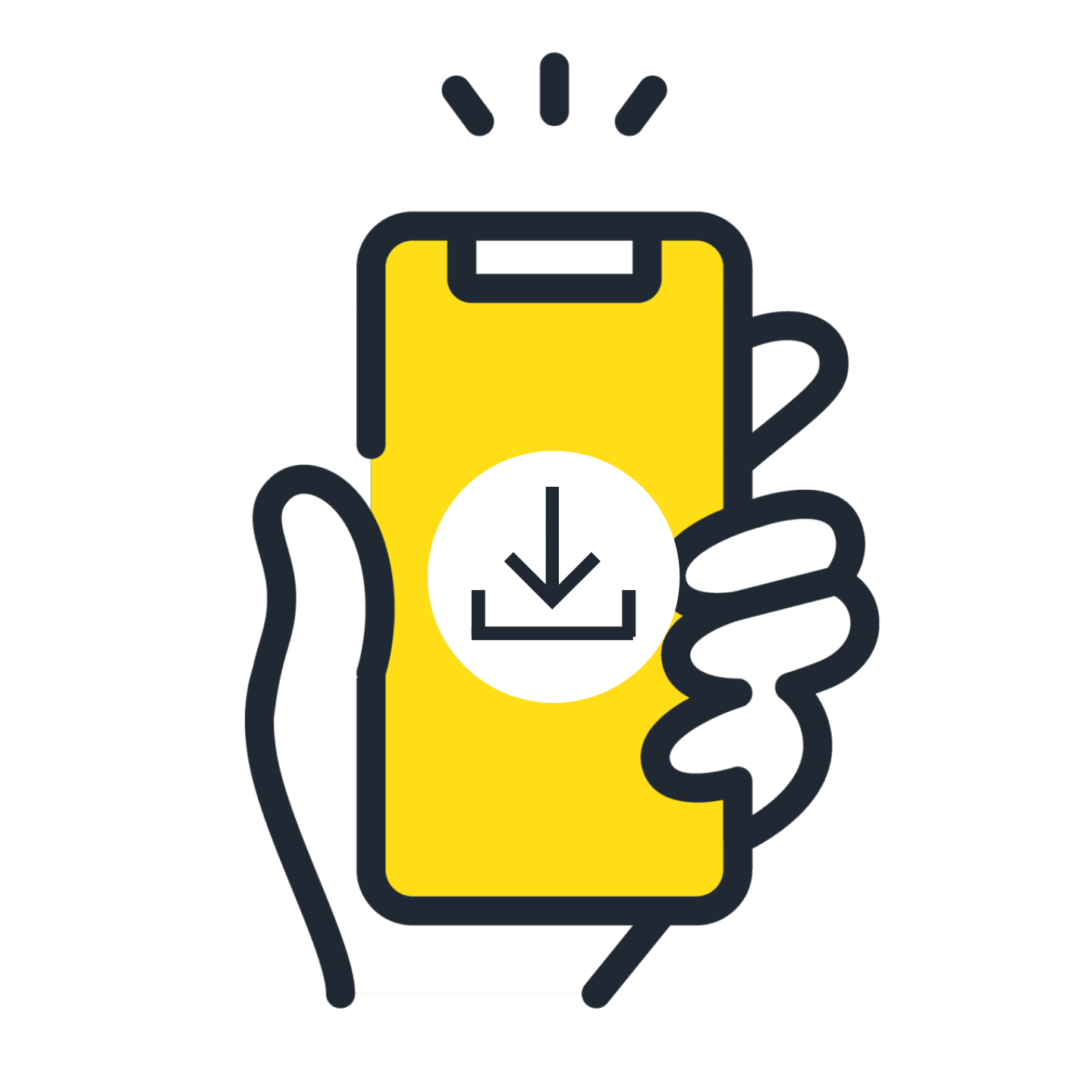 スマートフォンのイラスト